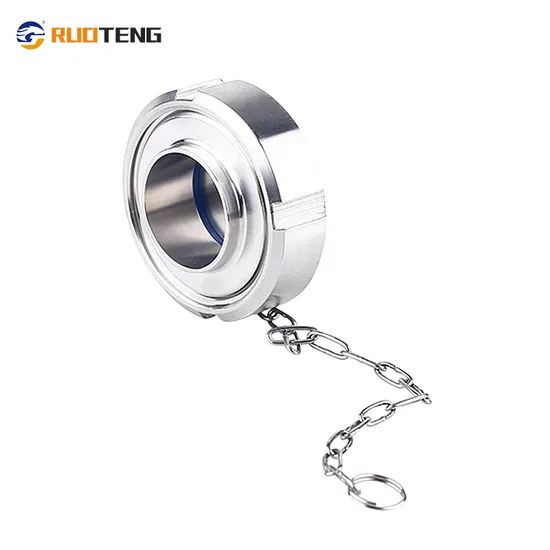 [Ruoteng] Loose Blind Cap 304 Stainless Steel Sanitary SMS Round Thread Plug Cover Complete Set of Internal Thread Cover Fitting 