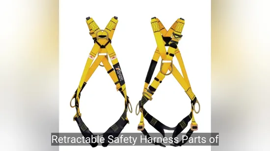 Retractable Safety Harness of Full Body Safety Belt 