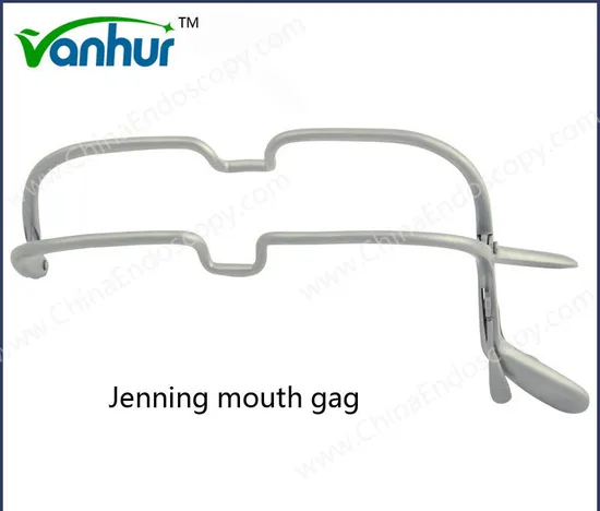 E. N. T Surgical Instruments Laryngoscope Jenning Mouth Gag 